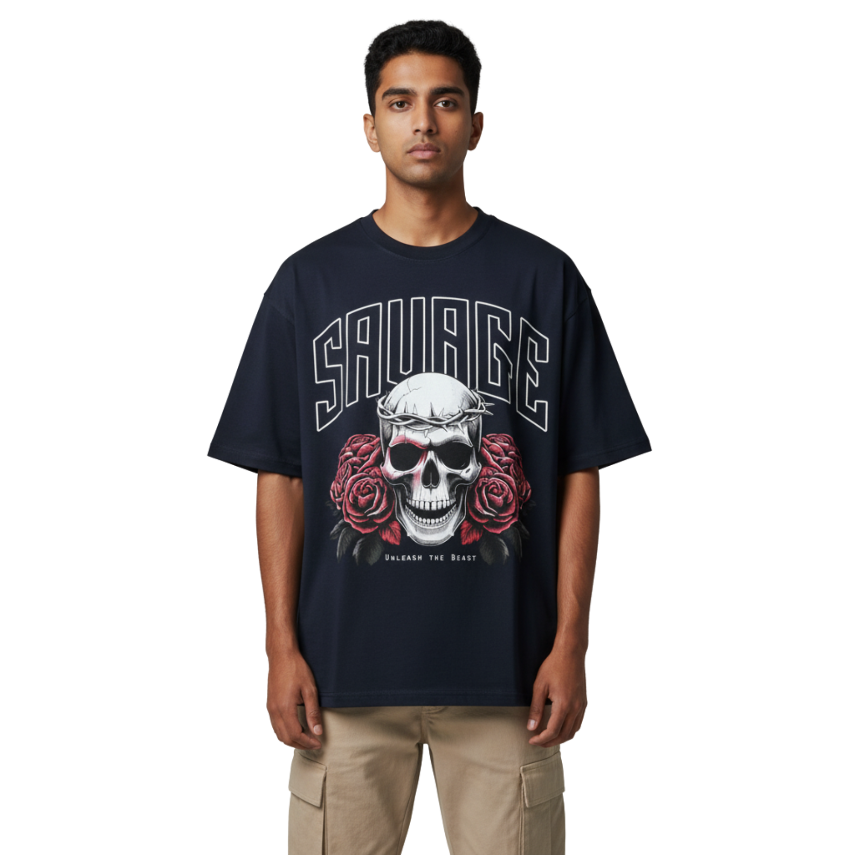 Savage Oversized Streetwear T-Shirt